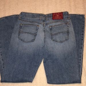 Lucky Brand Dungarees Sz 28R Mid Rise